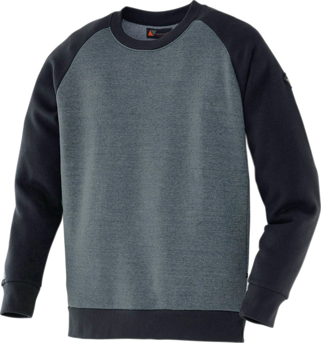 TERRATREND Sweatshirt Job dunkelgrau/schwarz Gr. M – Arbeitspullover mit Rundhalsausschnitt