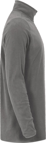 PROMODORO Fleece Troyer Herren black – Recycelter Polyester-Fleecepullover mit Stehkragen