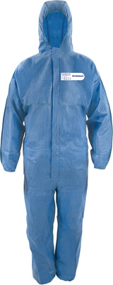 ASATEX Schutzoverall CoverTex® Gr. XXXL blau – PSA Kat. III, Typ 5+6, antistatisch