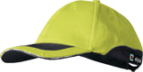 ELYSEE Kappe Roman 55-62 cm orange mit Reflexpaspel und Sandwich-Peak