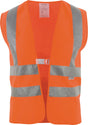 ASATEX Warnweste universal orange mit Schulterreflexstreifen EN 20471 Kl. 2