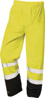NORWAY Warnschutzregenhose Dirk gelb/schwarz – EN ISO 20471 Kl. 1, wasserdicht, Größe M