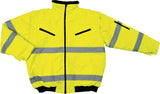 ASATEX Warnschutz-Pilotenjacke PREVENT Gr. M gelb – EN 20471 Kl. 2, abtrennbare Ärmel