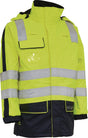 ELKA RAINWEAR Multinorm-Warnschutzparka SECURETECH gelb/marineblau Größe M – EN ISO 20471 Kl. 3