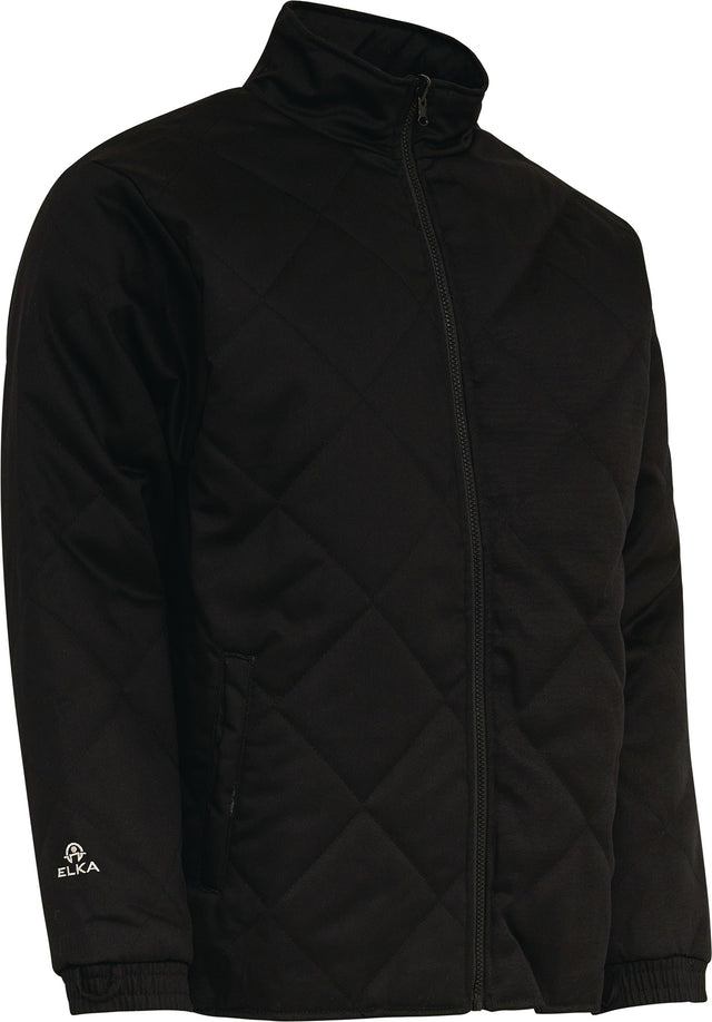 ELKA RAINWEAR Zipp-in Jacke MULTINORM Gr. M schwarz – Flammschutz nach EN ISO 11612