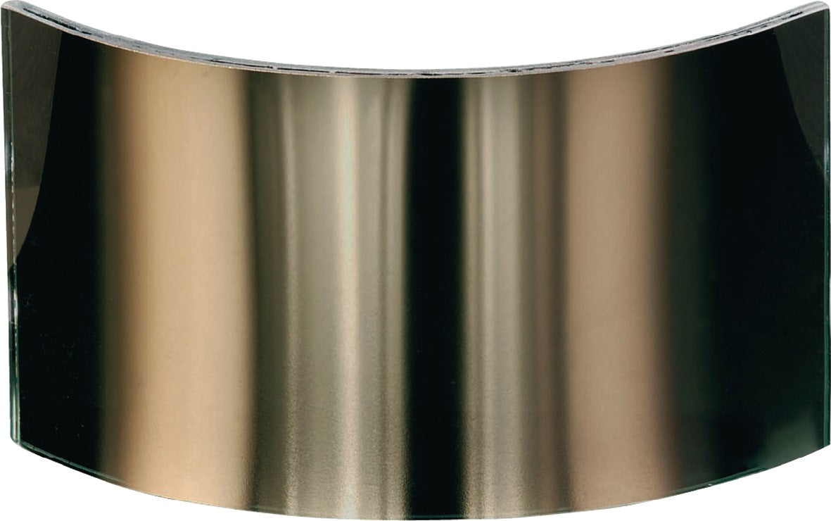 JUTEC Weitwinkelscheibe goldbedampft für 4000 382 040 – 100 x 220 mm Verbundglas