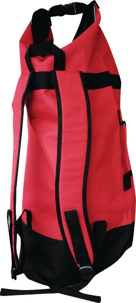 MAS Rucksack für Rettungsgerät – mit Schultergurt und Tragegriff, Nylon, rot