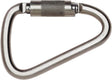 MAS Bergsteigerhaken BS 25 TW – Stahl verzinkt, EN 362 Kl. B, 35 kN, Twistlock