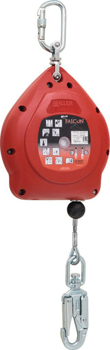 Höhensicherungsgerät FALCON EN 360 von MILLER BY HONEYWELL – 6,2 m Arbeitslänge, verzinktes Stahlseil