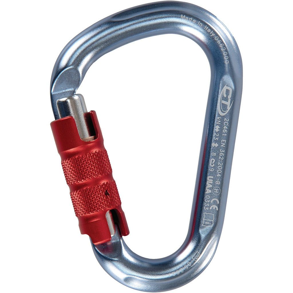 SKYLOTEC HMS-Karabiner LARGE STEEL verzinkter Stahl EN 362 Kl. M mit Triplexverschluss