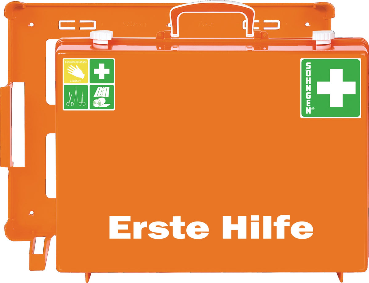 SÖHNGEN Erste Hilfe Koffer groß MT-CD DIN 13169-2021 orange ABS-Kunststoff