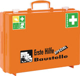 SÖHNGEN Erste Hilfe Koffer Beruf SPEZIAL Baustelle – DIN 13157-2021 mit Zusatzbefüllung, orange