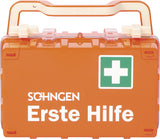 Erste Hilfe Koffer DYNAMIC-GLOW L von SÖHNGEN – DIN 13169, orange, ABS-Kunststoff