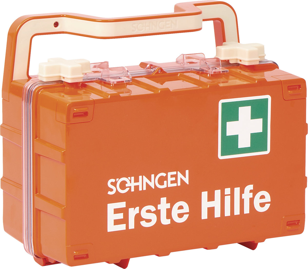 Erste Hilfe Koffer DYNAMIC-GLOW L von SÖHNGEN – DIN 13169, orange, ABS-Kunststoff