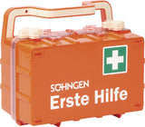 Erste Hilfe Koffer DYNAMIC-GLOW L von SÖHNGEN – DIN 13169, orange, ABS-Kunststoff
