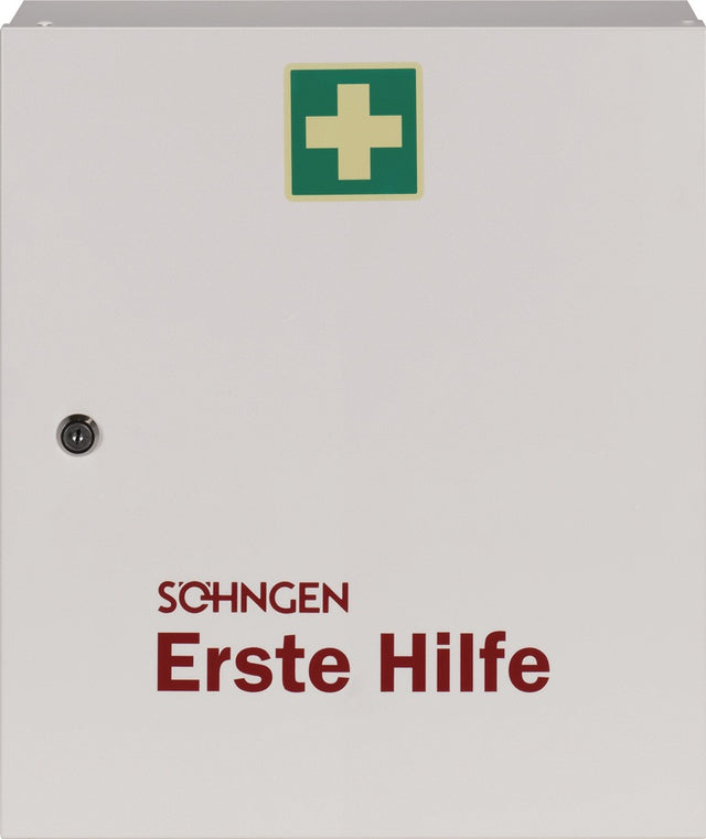 SÖHNGEN Verbandschrank BONN B402xH462xT112 mm weiß 1-türig mit Sicherheitsschloss
