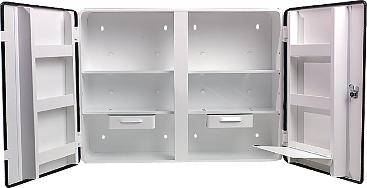 SÖHNGEN Verbandschrank LONDON, 2-türig, weiß, Stahlblech, abschließbar, inkl. Zubehör