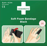 CEDERROTH Soft Foam Bandage selbsthaftend elastisch blau 6 cm x 2 m Rolle