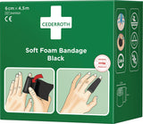 CEDERROTH Soft Foam Bandage selbsthaftend elastisch blau 6 cm x 2 m Rolle
