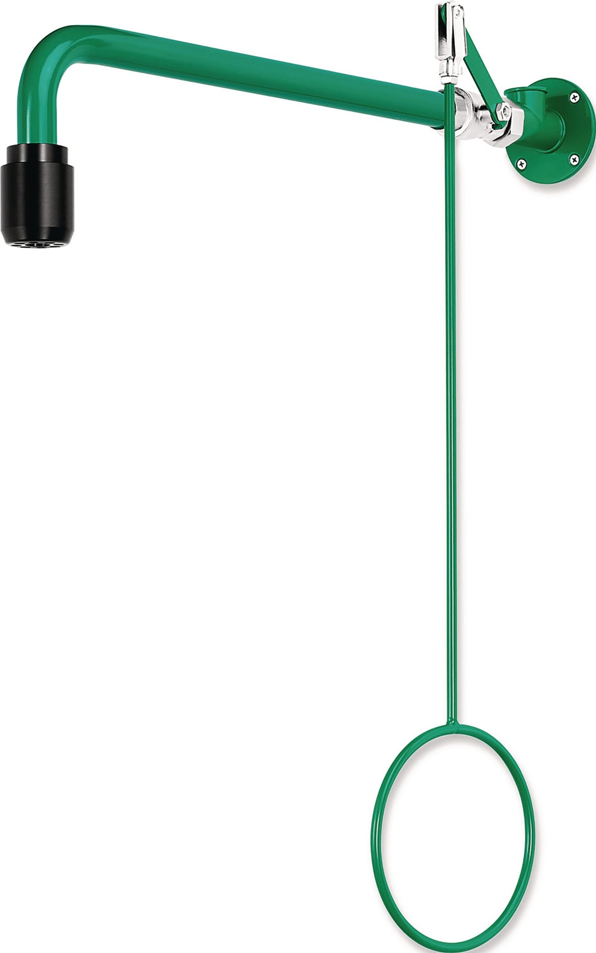 B-SAFETY Notdusche Classicline mit Zugstange – Wandmontage, 3/4 IG Anschluss, 50 l/min