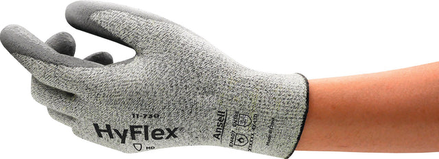 Ansell HyFlex® 11-730 Schnittschutzhandschuhe Gr. 9 grau EN 388 PSA II – 12 Paar