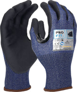 Schnittschutzhandschuhe Schnittstop Pro Gr.9 blau/schwarz EN 388 PSA II PRO FIT – Schnittschutzlevel D