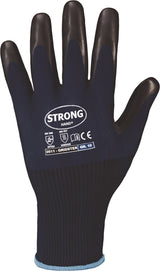 STRONGHAND GRIDSTER Handschuhe Gr. 9 – EN 388 & EN 407, Latex-Waffelbeschichtung