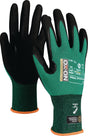 OX-ON Schnittschutzhandschuh Cut Advanced 9904 Gr.9 schwarz/grün EN 388, EN 420+A1 PSA II – 12 Paar