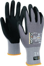 OX-ON Handschuh Flexibl Advanced 1900 Gr.9 schwarz/hellgrau EN388 EN420+A1 EN407 PSA II – 12 Paar