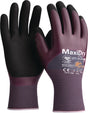 BIG MaxiDry Elite 64-225 Strickhandschuh Gr. 8 violett/schwarz EN 388 PSA II – 12 Paar