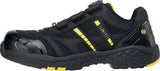 BAAK Sicherheitshalbschuh Admiral John S1PS ESD mit BOA® Fit System, schwarz/gelb, Gr. 40