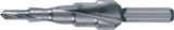 RUKO Stufenbohrer HSS 4-12 mm Spiralnut 5 Stufen 90° Kreuzanschliff