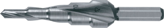 RUKO Stufenbohrer HSS 4-12 mm Spiralnut 5 Stufen 90° Kreuzanschliff
