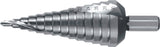 RUKO Stufenbohrer HSS 4-12 mm Spiralnut 5 Stufen 90° Kreuzanschliff