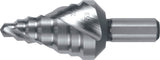 RUKO Stufenbohrer HSS 4-12 mm Spiralnut 5 Stufen 90° Kreuzanschliff