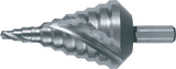 RUKO Stufenbohrer HSS spiralgenutet 5,3–30,5 mm mit 9 Stufen für Kabelverschraubungen