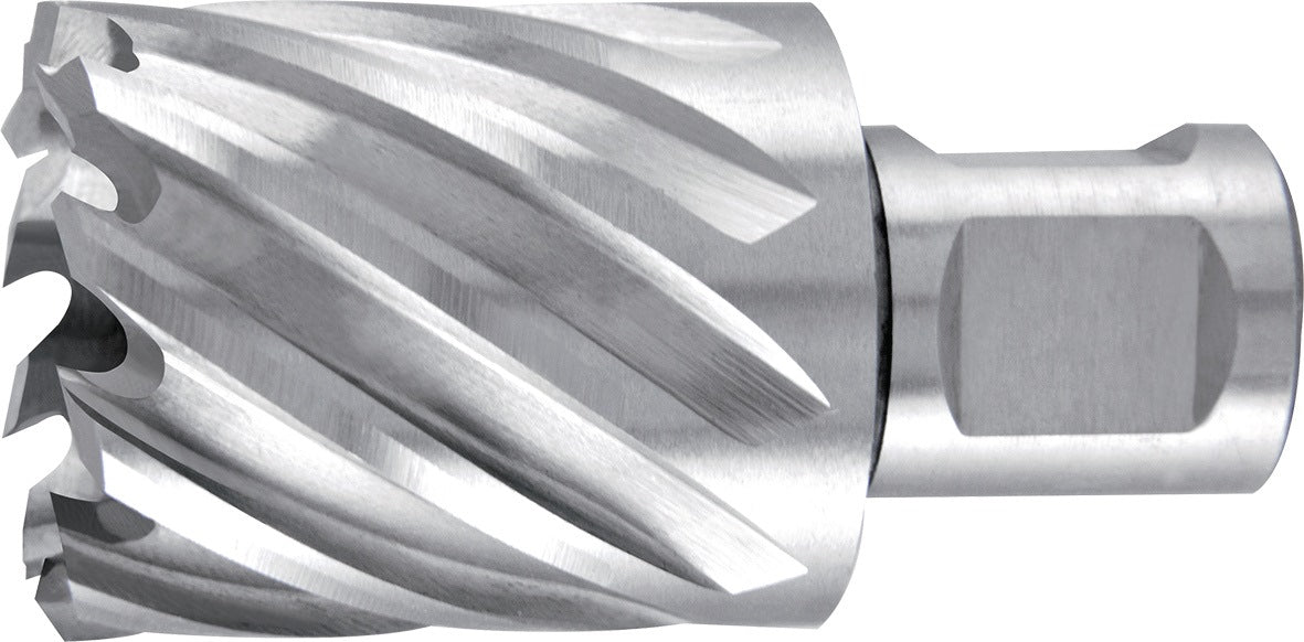 RUKO Kernbohrer HSS 12 mm Weldon-Schaft, Schnitttiefe 30 mm, 4 Zähne