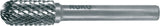 RUKO Frässtift WRC 3 mm Hartmetall Kreuzverzahnung KVZ 4 DIN 8033