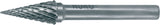RUKO Frässtift SKM Hartmetall 3 mm Schaft Kreuzverzahnung KVZ 4 DIN 8033
