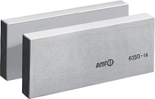 AMF Parallelanschlagpaar Nr. 6350 für 8 mm Nutbreite, 100 mm lang, 25 mm hoch, einsatzgehärtet