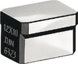 AMF Nutenstein DIN 6323 Form A lose sitzend, C15 einsatzgehärtet, Nut 10/12 mm