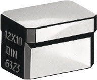 AMF Nutenstein DIN 6323 Form A lose sitzend, C15 einsatzgehärtet, Nut 10/12 mm
