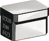 AMF Nutenstein DIN 6323 Form A lose sitzend, C15 einsatzgehärtet, Nut 10/12 mm