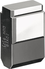 AMF Nutenstein DIN 6323 Form A lose sitzend, C15 einsatzgehärtet, Nut 10/12 mm