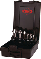RUKO Kegelsenker-Satz 90° ULTIMATECUT 4S HSS 6,3-25 mm 5-teilig