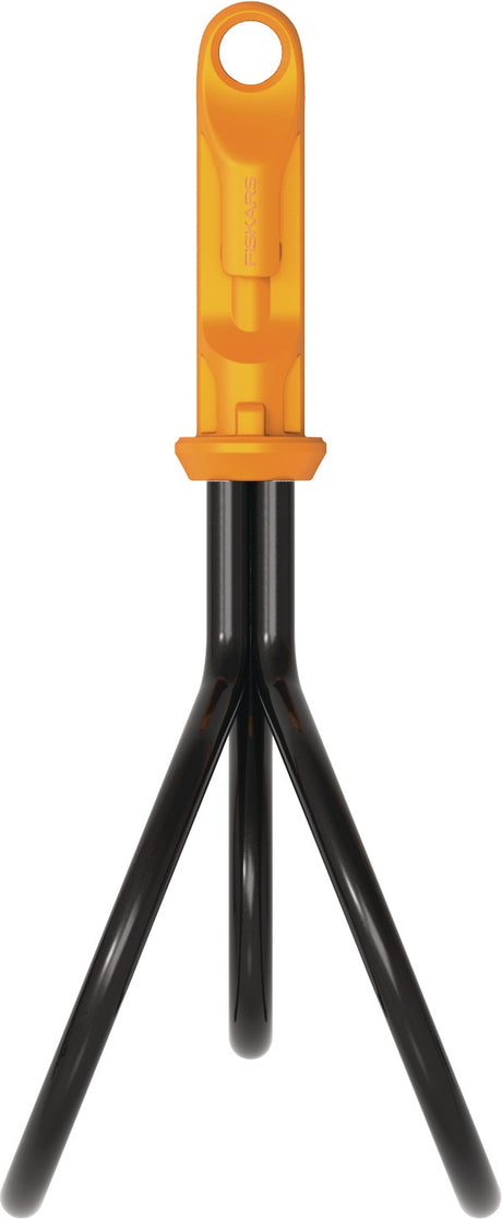 FISKARS Grubber OneClick 91 mm 3 Zinken Karbonstahl für Beete
