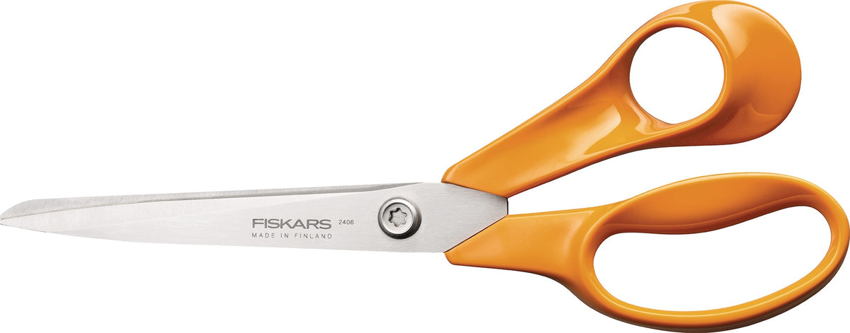 FISKARS Universalschere Classic Universal 21 cm – rostfreier Stahl, ergonomischer Kunststoffgriff