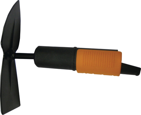 Fiskars Doppelhacke QuikFit™ B53xL187mm spitz – Stahlkopf für Gartenpflege