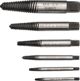 KUKKO Schraubenausdrehersatz 49-A M3-M18 5-teilig Chrom-Vanadium-Stahl