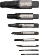 KUKKO Schraubenausdrehersatz 49-A M3-M18 5-teilig Chrom-Vanadium-Stahl